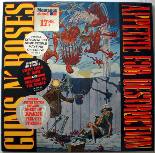 Guns N' Roses - Appetite For Destruction | Geffen Records (WX 125) - 2 Guns N' Roses - Appetite For Destruction | Geffen Records (WX 125) - 2
