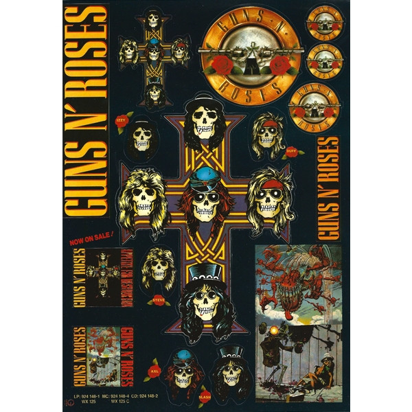 Guns N' Roses - Appetite For Destruction | Geffen Records (WX 125) - 9 Guns N' Roses - Appetite For Destruction | Geffen Records (WX 125) - 9