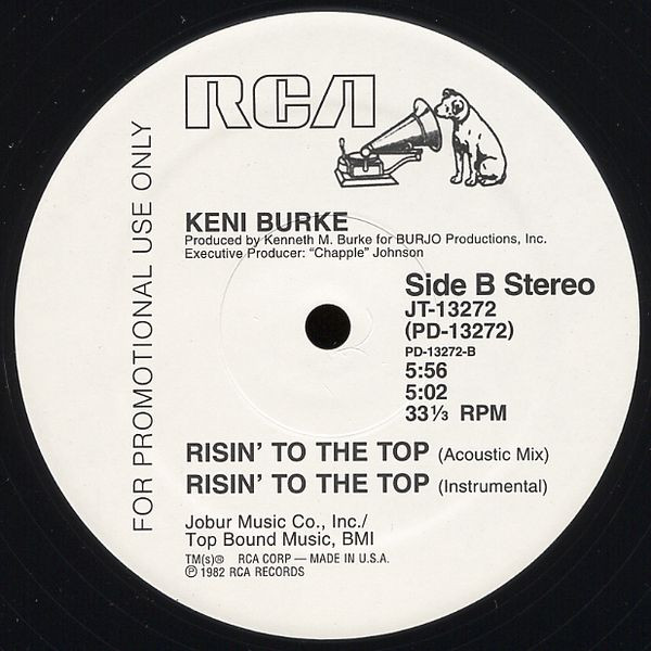 Keni Burke - Risin' To The Top | RCA (JT-13272) - 2 Keni Burke - Risin' To The Top | RCA (JT-13272) - 2