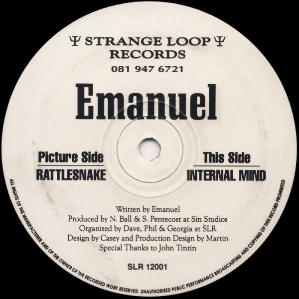 Emanuel - Rattlesnake | Strange Loop Records (SLR 12001) - main