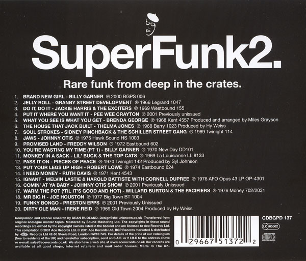 Various - SuperFunk2. | BGP Records (CDBGPD 137) - 2 Various - SuperFunk2. | BGP Records (CDBGPD 137) - 2