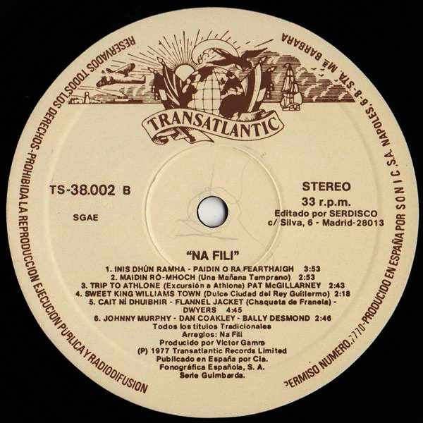 Na Filí - Chanter's Tune | Transatlantic Records (TS-38.002) - 4