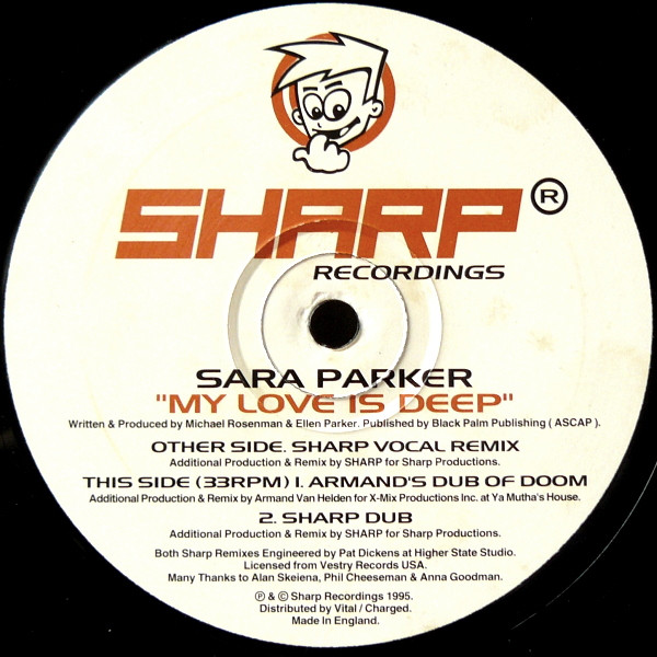 Sara Parker - My Love Is Deep | Sharp Recordings (SHARP 003)