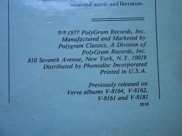 Lester Young - Lester Swings | Verve Records (VE-2-2516) - 2