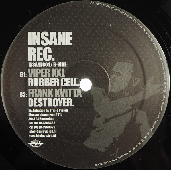 Frank Kvitta / ViperXXL - Untitled | Insane Records (INSANE 001) - 2