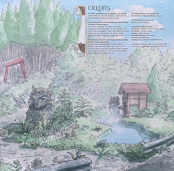 Joe Hisaishi , Nicolas Horvath - Studio Ghibli (Wayô Piano Collection) | Wayô Records (WAYO-V023) - 3