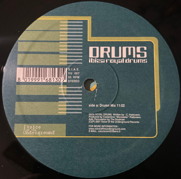 Ibiza Royal Drums - Ibiza Royal Drums | V.O.T.U. Records (Voice Of The Underground Records) (VU 067) - 3