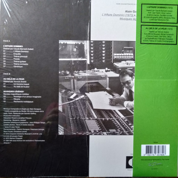 Alain Goraguer - Rare Soundtracks & Lost Tapes (1973 - 1984) | Transversales Disques (TRS30) - 2