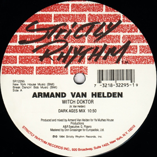 Armand Van Helden - Witch Doktor | Strictly Rhythm (SR12295) - main Armand Van Helden - Witch Doktor | Strictly Rhythm (SR12295) - main