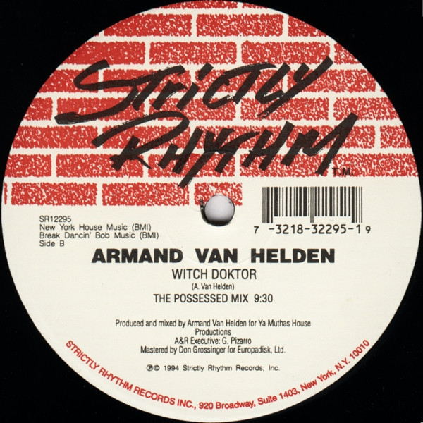 Armand Van Helden - Witch Doktor | Strictly Rhythm (SR12295) - 2 Armand Van Helden - Witch Doktor | Strictly Rhythm (SR12295) - 2