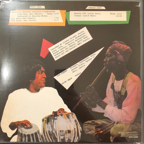 Don Cherry / Latif Ahmed Khan - Music/Sangam | Heavenly Sweetness (HS015VL) - 2