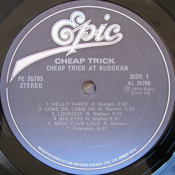 Cheap Trick - At Budokan | Epic (PE 35795) - 4