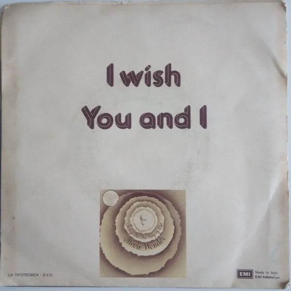 Stevie Wonder - I Wish | Motown (3C 006 98490) - 2