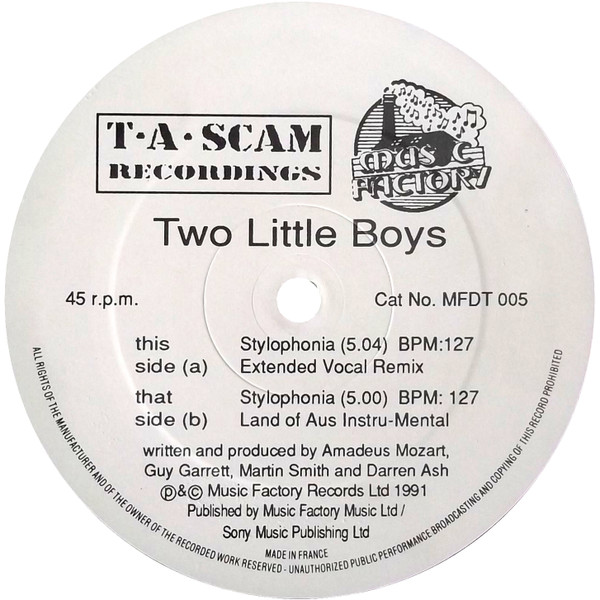 Two Little Boys - Stylophonia | Music Factory (MFDT 005) - 3