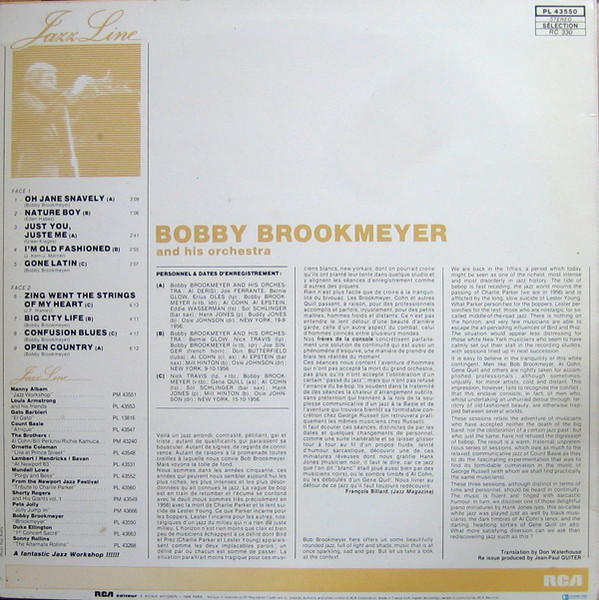 Bob Brookmeyer And His Orchestra - Bobby Brookmeyer And His Orchestra (1956) | RCA (PL 43550) - 2
