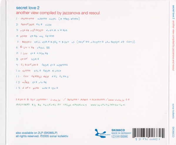 Jazzanova & Resoul - Secret Love 2 | Sonar Kollektiv (SK066CD) - 2 Jazzanova & Resoul - Secret Love 2 | Sonar Kollektiv (SK066CD) - 2