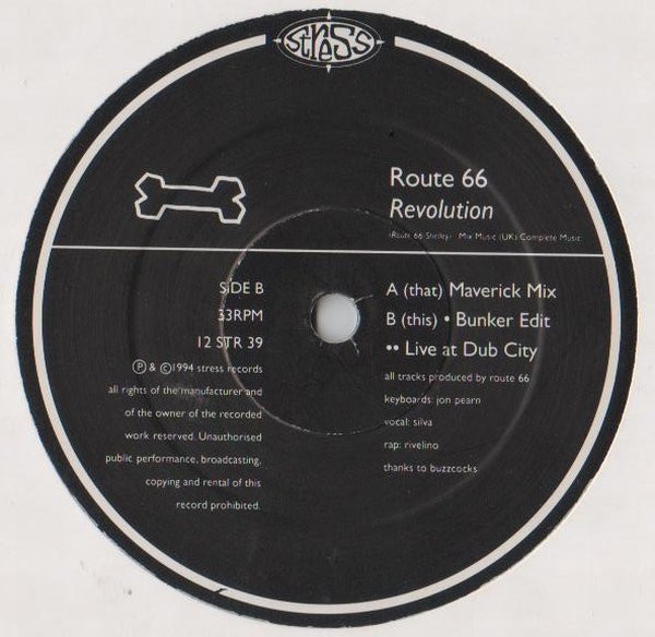 Route 66 - Revolution | Stress Records (12 STR 39) - 2 Route 66 - Revolution | Stress Records (12 STR 39) - 2