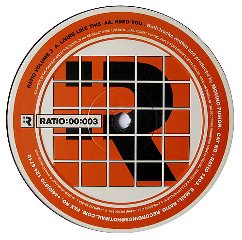 Moving Fusion - Volume 3 | Ratio Recordings (RATIO:00:003)