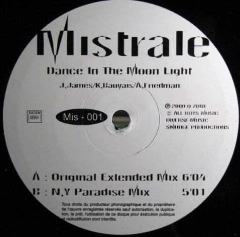 Mistrale - Dance In The Moon Light | Q Zone (Mis - 001) - 2