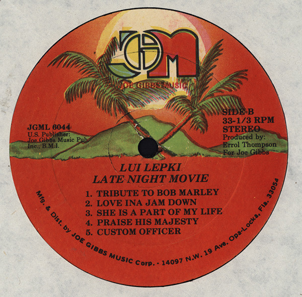 Louie Lepkie - Late Night Movie | Joe Gibbs Music (JGML 6041) - 4 Louie Lepkie - Late Night Movie | Joe Gibbs Music (JGML 6041) - 4
