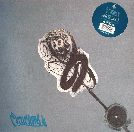 DJ Shadow And The Groove Robbers / Chief Xcel - Hardcore (Instrumental) Hip Hop / Fully Charged On Planet X | Mo Wax Excursions (MWEX007)