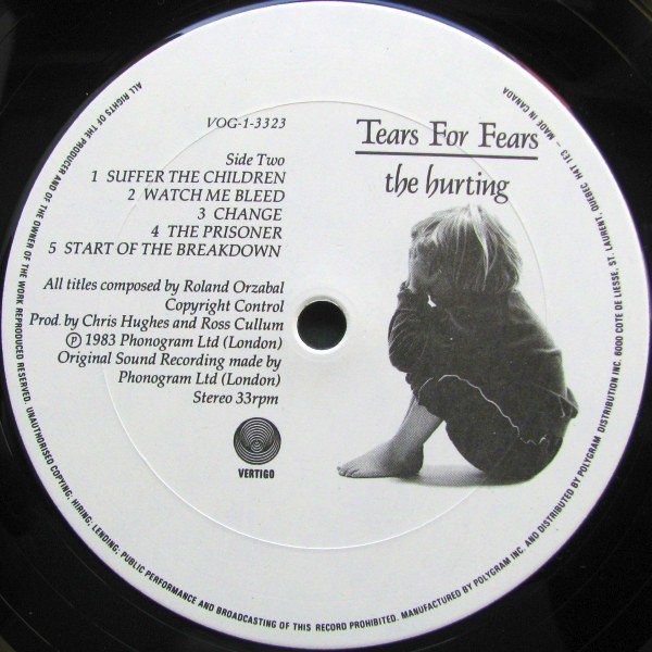 Tears For Fears - The Hurting | Vertigo (VOG-1-3323) - 4
