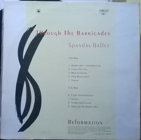 Spandau Ballet - Through The Barricades | CBS (S 86327) - 2