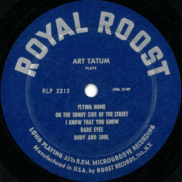 Art Tatum / Erroll Garner - Giants Of The Piano | Roost (LP 2213) - 3