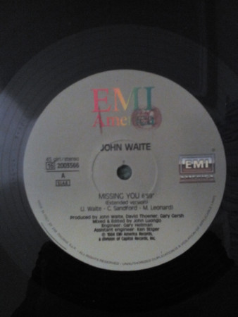John Waite - Missing You | EMI ITALIANA S.p.A. (16 2003566) - 3