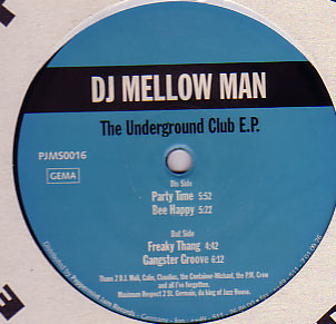 Mellow Man - The Underground Club E.P. | Peppermint Jam (PJMS0016) - main Mellow Man - The Underground Club E.P. | Peppermint Jam (PJMS0016) - main