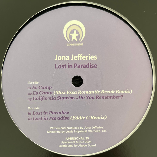 Jona Jefferies - Lost In Paradise | Apersonal Music (APERSONAL 39) - 2