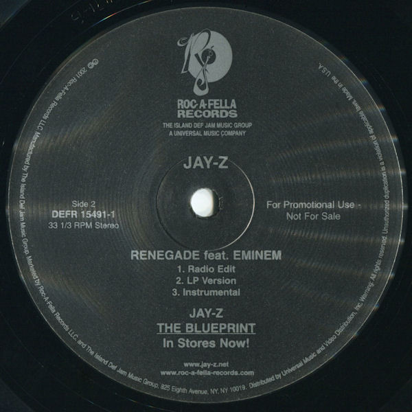Jay-Z - Jigga | Roc-A-Fella Records (DEFR 15491-1) - 3