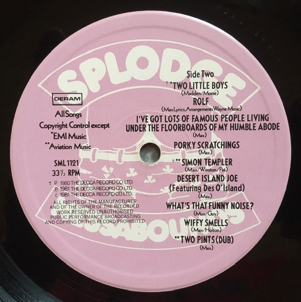 Splodgenessabounds - Splodgenessabounds | Deram (SML 1121) - 4 Splodgenessabounds - Splodgenessabounds | Deram (SML 1121) - 4