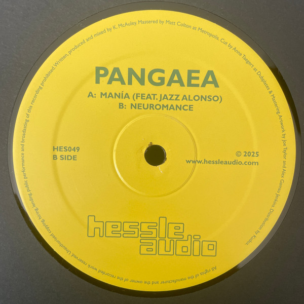 Pangaea - Manía | Hessle Audio (HES049) - 3