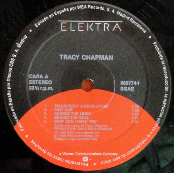 Tracy Chapman - Tracy Chapman | WEA (960774-1) - 3