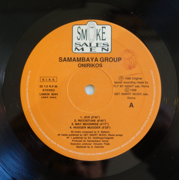 Samambaya Group - Onirikos | The Smoke Salesmen (LSMOK 8044) - 3