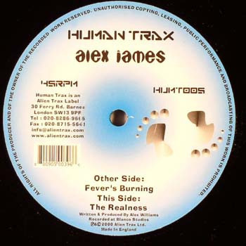 Alex James - Fever's Burning / The Realness | Human Trax (HUMT 005)