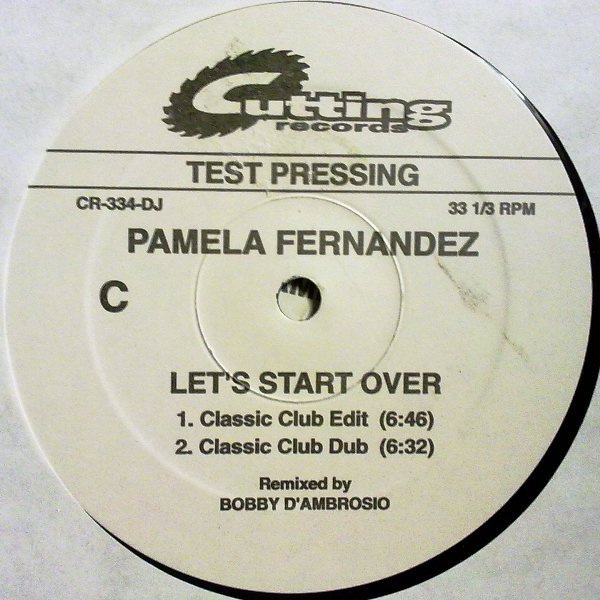 Pamela Fernandez - Let's Start Over | Cutting Records (CR-334-DJ) - 3