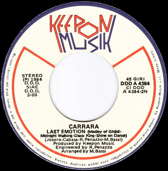 Carrara - Shine On Dance | Keepon Musik (DDD A 4384) - 4