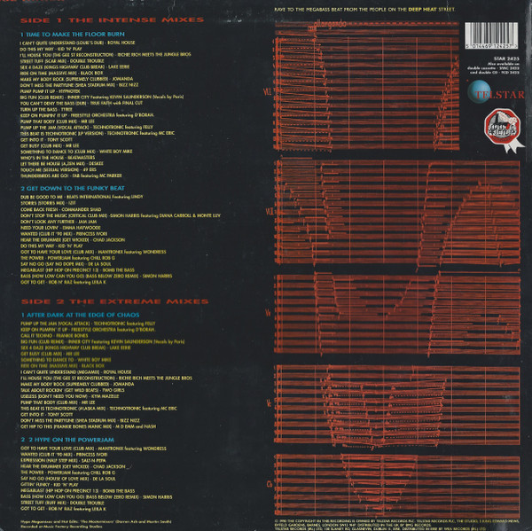 Megabass / The Mastermixers - The Intense Mixes / The Extreme Mixes | Telstar (STAR 2425) - 2