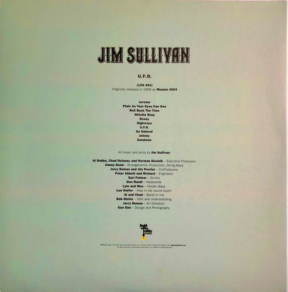 Jim Sullivan - U.F.O. | Light In The Attic (LITA 054) - 3