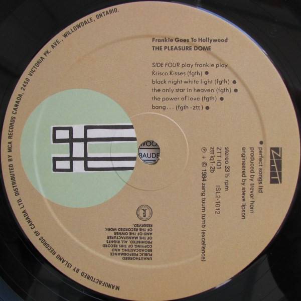 Frankie Goes To Hollywood - Welcome To The Pleasuredome | Island Records (ISL2-1012) - 7 Frankie Goes To Hollywood - Welcome To The Pleasuredome | Island Records (ISL2-1012) - 7