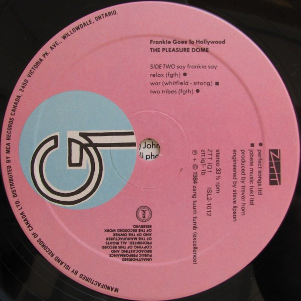 Frankie Goes To Hollywood - Welcome To The Pleasuredome | Island Records (ISL2-1012) - 5 Frankie Goes To Hollywood - Welcome To The Pleasuredome | Island Records (ISL2-1012) - 5
