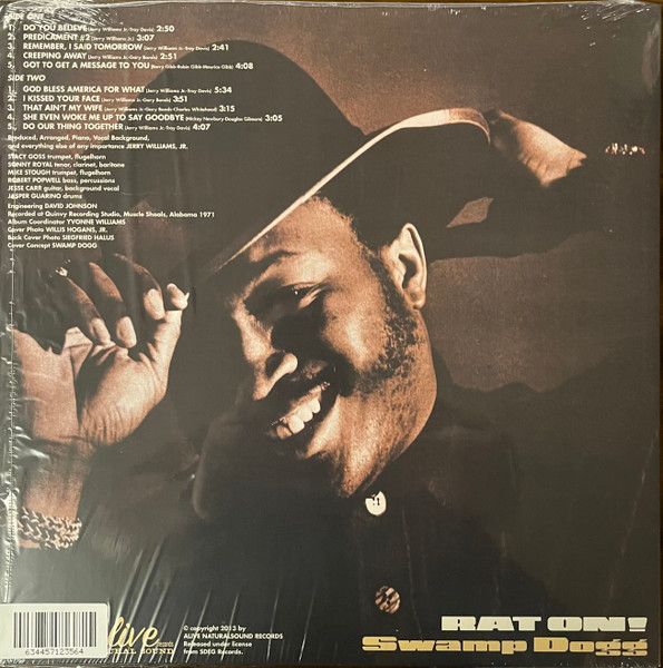 Swamp Dogg - Rat On! | Alive Records (0142-1) - 2 Swamp Dogg - Rat On! | Alive Records (0142-1) - 2