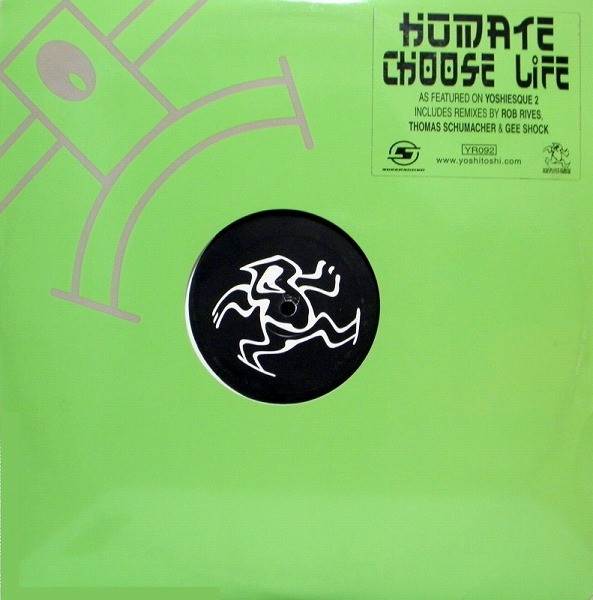 Humate - Choose Life | Yoshitoshi Recordings (YR092)