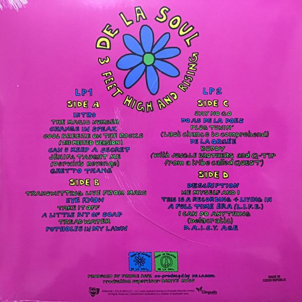 De La Soul - 3 Feet High And Rising | AOI Records (RMM-048-1) - 2