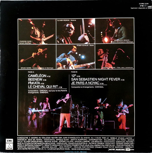 Gwendal - En Concert | Pathé (2C 068-72379) - 2