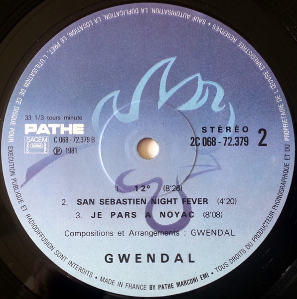 Gwendal - En Concert | Pathé (2C 068-72379) - 4