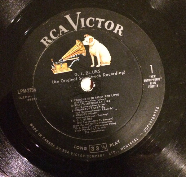 Elvis Presley - G. I. Blues | RCA Victor (LPM-2256) - 3