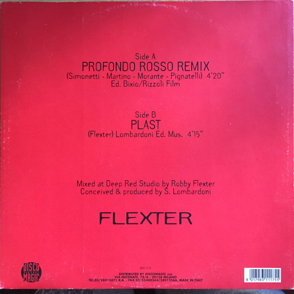 Flexter - Profondo Rosso | Discomagic Records (MIX 1274) - 2